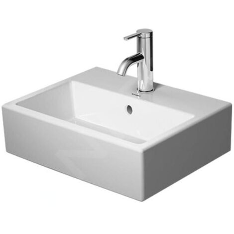 Duravit Vero Air - Lave-mains 450x350 mm, avec trop-plein, trou pour robinetterie, blanc 0724450000 (1/5)