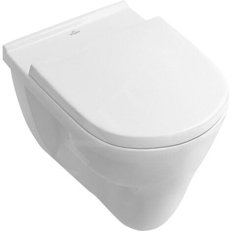 Villeroy & Boch O.novo - Cuvette de WC suspendue, 360 mm x 560 mm, blanc - cuvette, avec CeramicPlus 566210R1 (1/3)