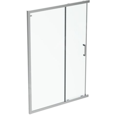 Ideal Standard Connect 2 - Porte de douche coulissante, 2 pièces, 750 mm, silver bright/verre clair K9258EO (1/3)
