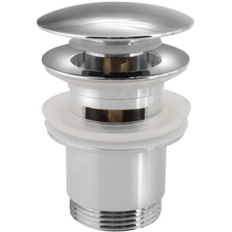 Sapho Garnitures de vidage - Bonde refermable pour lavabo, ClickClack, garniture de vidage grande, chrome CV1007 (1/5)