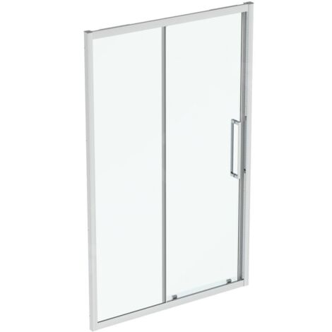 Ideal Standard i.Life - Porte de douche coulissante, deux battants, 1400 mm, silver bright / verre clair T4949EO (1/3)
