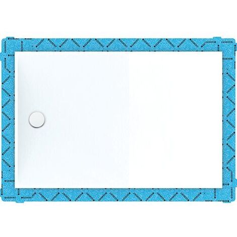 Geberit Setaplano - Receveur de douche plat, 900x1000 mm, matériau minéral, Antislip, blanc alpin 154.271.11.1