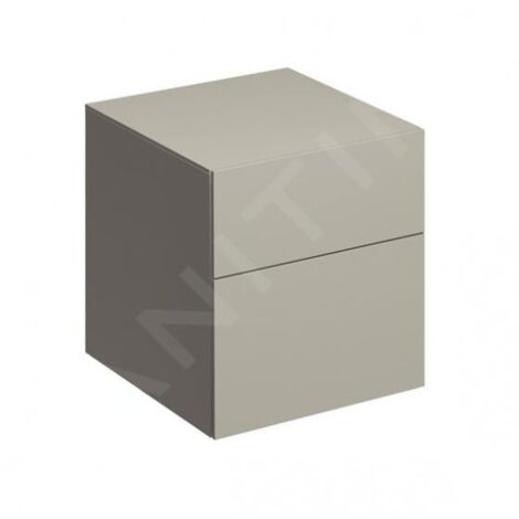 Geberit Xeno 2 - Meuble latéral 450x510 mm avec tiroirs, greige 500.504.00.1 (1/3)