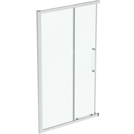 Ideal Standard i.Life - Porte de douche coulissante, deux battants, 1400 mm, silver bright / verre clair T4860EO (1/3)