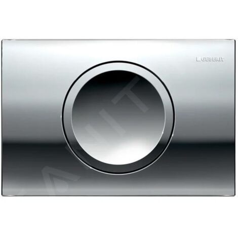 Geberit Delta15 - Plaque de déclenchement, chrome brillant 115.109.21.1 (1/2)