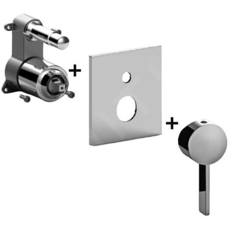 Paffoni Rock - Mitigeur encastré pour 2 sorties, chrome ROBOX015CR (1/2)