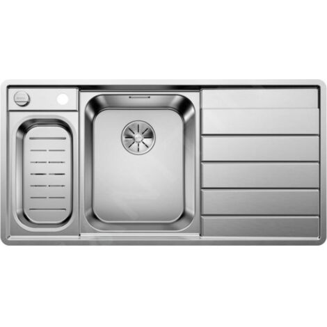 Blanco Axis III - Évier, 1000x510 mm, avec accessoires, InFino, inox 522105 (1/5)