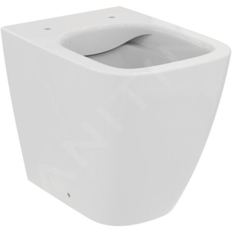 Ideal Standard – WC à poser Rimless blanc – Évacuation horizontale – Céramique sanitaire – Kit de montage inclus – T459401