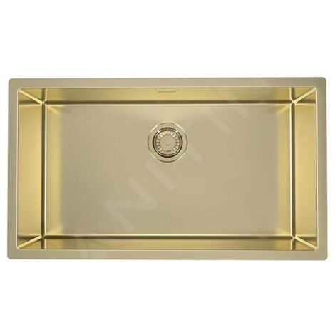 Alveus Quadrix Monarch - Évier 790x450 mm, or 1117478 (1/4)