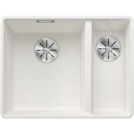 Blanco Subline 340/160 - Évier en silgranit, 552x427 mm, évier à gauche, InFino, blanc 523571 (1/3)