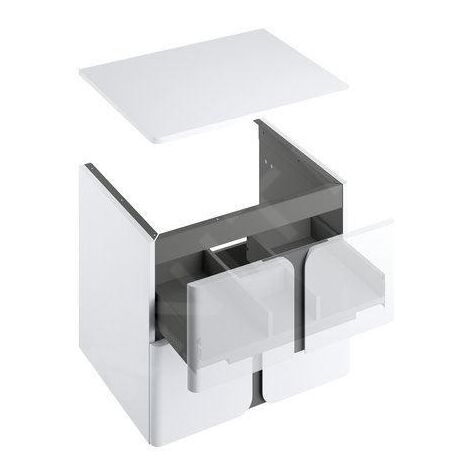Ravak Balance - Plaque d'évier 800x465x16 mm, blanc brillant X000001371 (1/5)