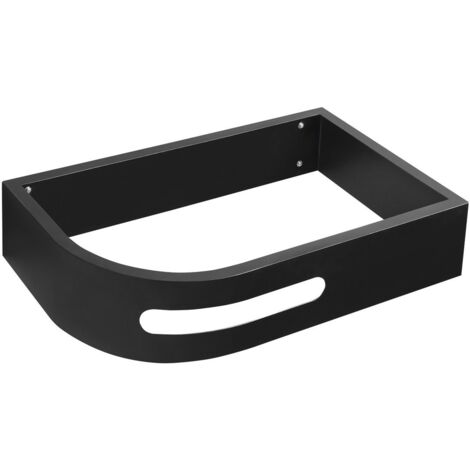 Console PULSE avec porte-serviettes, droite, tapis noir (1/5)