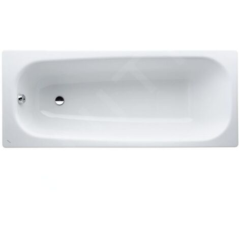 Laufen Moderna Plus - Baignoire encastrée en acier 1700x700x395 mm, blanc H2251200000401 (1/2)