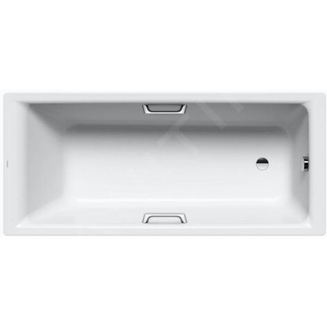 Kaldewei Ambiente - Baignoire Puro Star 685, 1600x700 mm, trous pour poignées, effet Perl, blanc 258500013001 (1/2)