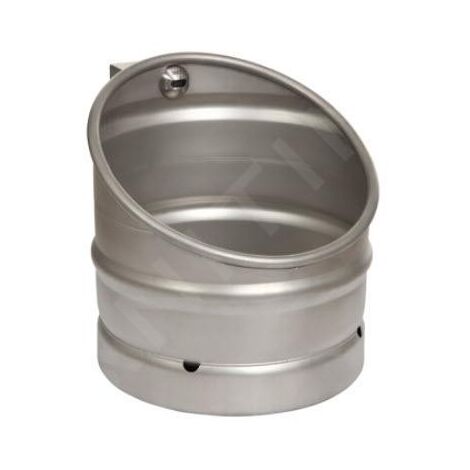 Sanela Urinoirs à capteur - Urinoir KEG avec rinçage automatique intégré, anti-vandalisme, alimentation 6V, inox SLPN 10EB (1/4)