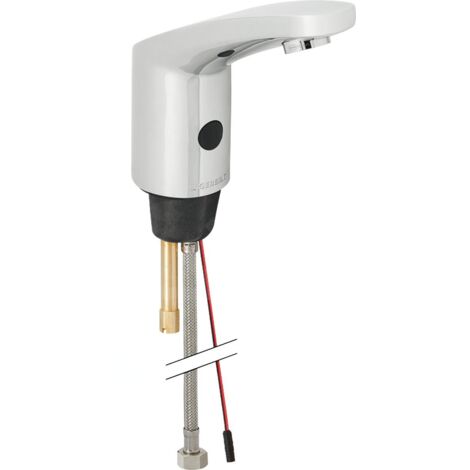 Geberit Public - Robinet de lavabo électronique, sans mitigeur, sans alimentation sur secteur, chrome brillant 116.435.21.1 (1/3)