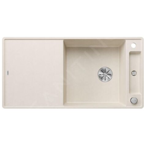 Blanco Axia III XL 6 - Évier en silgranit, 990x500 mm, avec commande de vidage et accessoires, InFino, blanc doux 527054 (1/4)