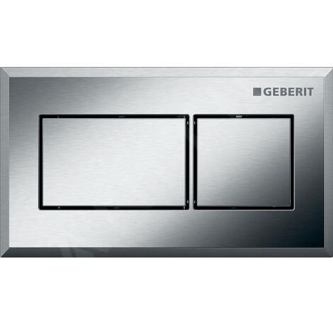 Geberit Systèmes de chasse d’eau - Déclenchement à distance pneumatique, pour réservoir Sigma 8 cm encastré, chrome brossé (1/3)
