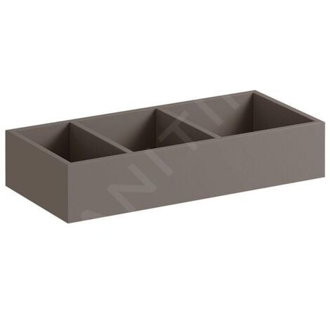 Geberit Xeno 2 - Casier de rangement 323x62 mm, gris 500.526.00.1 (1/4)