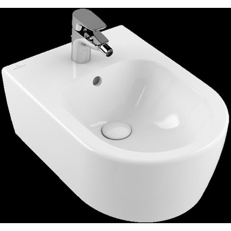 Villeroy & Boch Avento - Bidet suspendu 530x370 mm, CeramicPlus, blanc alpin 540500R1 (1/4)