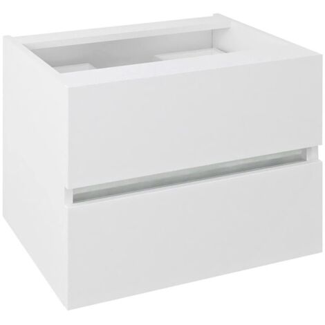 AVICE Vanity Unit 60x50x48cm, 2xdrawer/blanc (1/5)