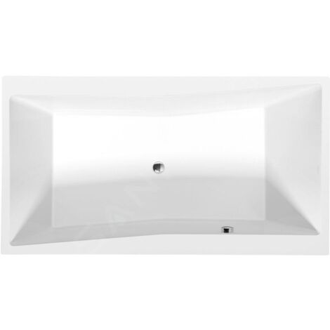 Polysan Baignoires - Baignoire Quest 1800x1000x490 mm, blanche 78511