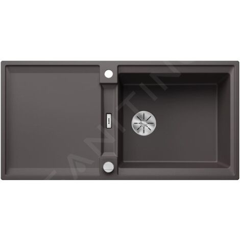 Blanco Adira - Évier en silgranit, 99x49 mm, avec commande excentrique et accessoires, InFino, gris rocher 527627 (1/4)