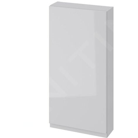 Cersanit Moduo - Armoire 80x40x14 cm, 1 porte, charnières G/D, gris S590-029-DSM (1/3)