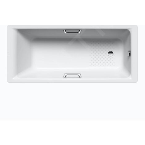 Kaldewei Ambiente - Baignoire Puro Star 655, 1800x800 mm, trous pour poignées, effet Perl, antidérapant, blanc 255530003001 (1/3)