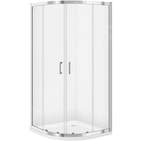 Cersanit Zip - Cabine de douche 89x89 cm, chrome/verre clair S154-002 (1/4)