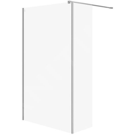 Cersanit Mille - Paroi de douche Walk-In, 120x200 cm, chrome/verre clair S601-175 (1/2)