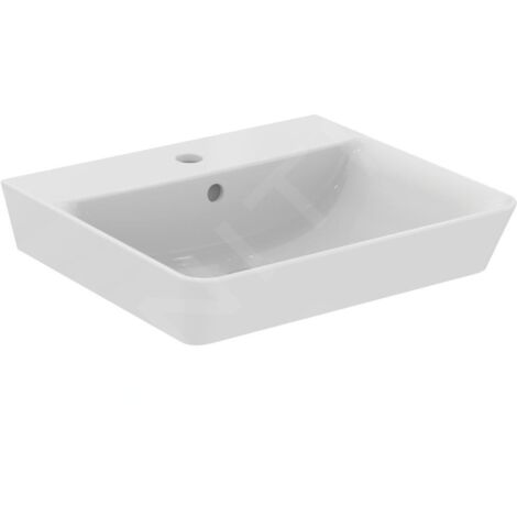 Ideal Standard Connect Air lavabo 500mm, 1 trou de robinet, avec