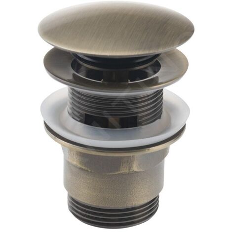 Aqualine Accessoires - Sortie de lavabo, ClickClack, bronze TF7001A (1/4)