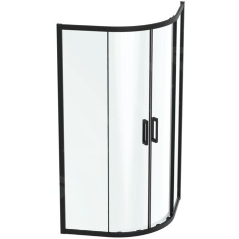 Ideal Standard Connect 2 - Cabine de douche 1000x1000 mm, noir / verre clair K9252V3 (1/2)