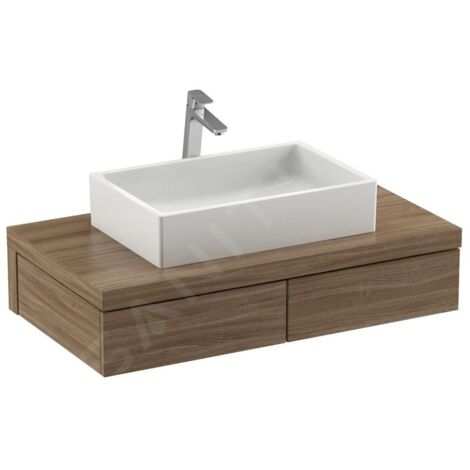 Ravak Formy - Meuble sous lavabo 1000x550x220 mm, noyer X000001036 (1/4)