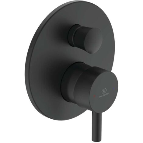Ideal Standard CeraLine - Mitigeur encastré pour 2 sorties, noir A7389XG (1/4)