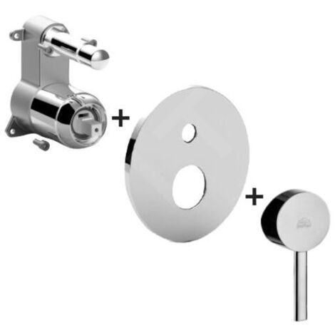Paffoni Stick - Mitigeur encastré pour 2 sorties, chrome SKBOX015CR (1/2)