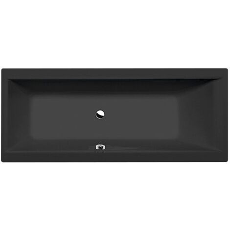 CLEO Bain rectangulaire 170x70x48cm, Noir Matt (1/5)