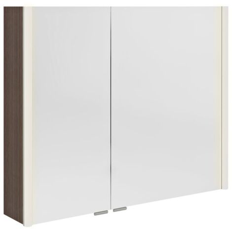 Armoire miroir ALIX avec éclairage LED 86x70x17,5cm, Pine Rustic (1/2)