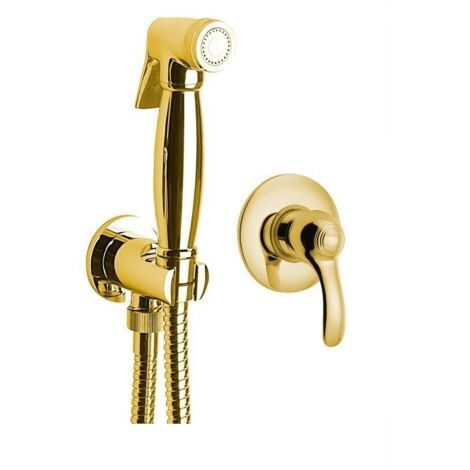 Unterputz-Armatur mit WC-Handbrause Retro, Gold (1/2)