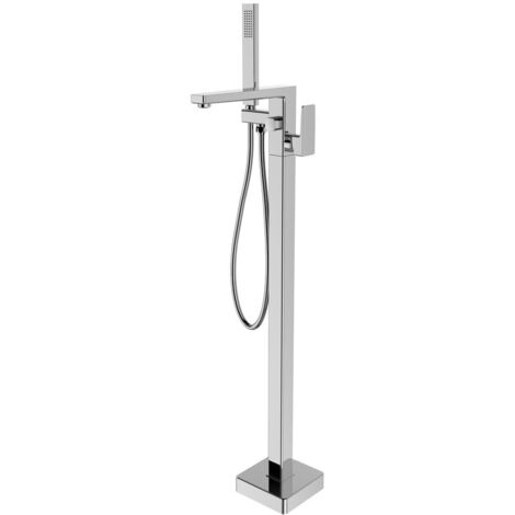 TURSI Freestanding Bath Mixer Tap (connexion de sol), chrome (1/2)