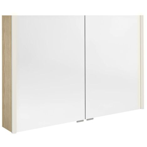 Armoire miroir ALIX avec éclairage LED 106x70x17,5cm, Elm Bardini (1/2)