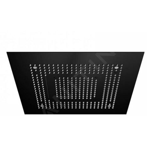 Steinberg 390 - Douche de tête, 600x600 mm, 3 jets, éclairage LED, noir mat 390 6620 S (1/5)