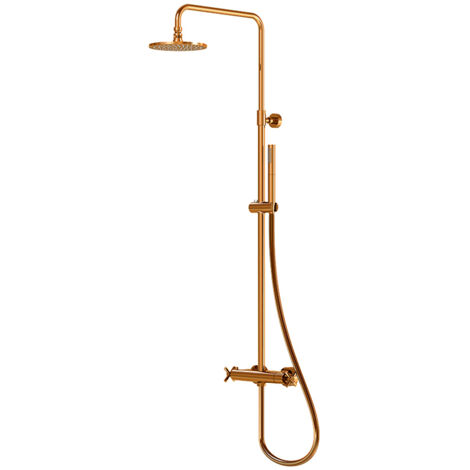 Steinberg 250 - Set de douche avec thermostat, diamètre 200 mm, rose gold 250 2721 RG (1/5)