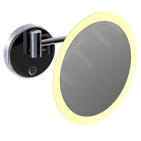 Steinberg 650 - Miroir cosmétique mural avec éclairage LED, chrome 650 9030 (1/4)