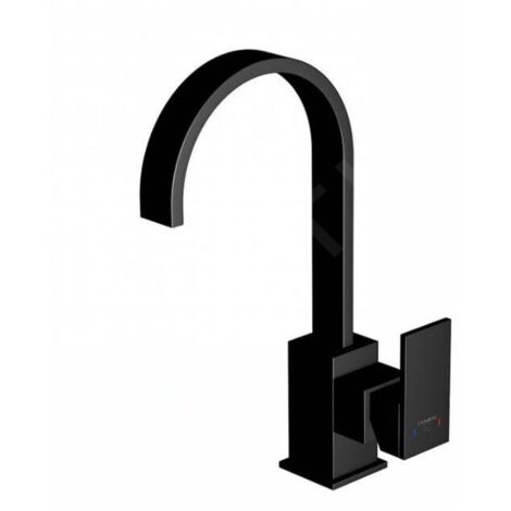 Steinberg 135 - Mitigeur de lavabo avec vidage, noir mat 135 1501 S (1/3)