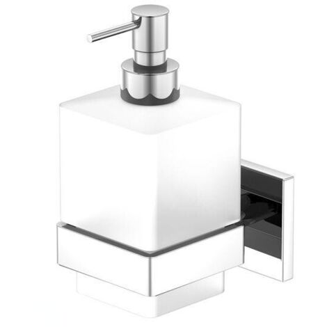 Steinberg 450 - Distributeur de savon avec support, verre dépoli / chrome 450 8000 (1/3)