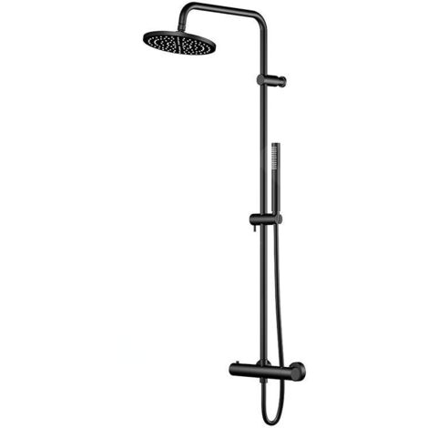 Steinberg 390 - Set de douche avec thermostat, diamètre 220 mm, noir 390 2721 S (1/5)