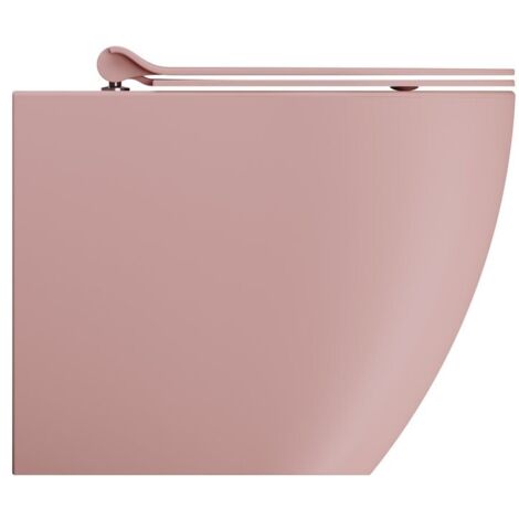 PURA WC pan, Swirlflush, 36x55cm, S-trap/P-trap, blush dual-matt