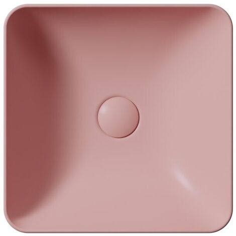 Comptoir SAND/NUBES lavabo en céramique 38x38cm, blush mat (1/2)